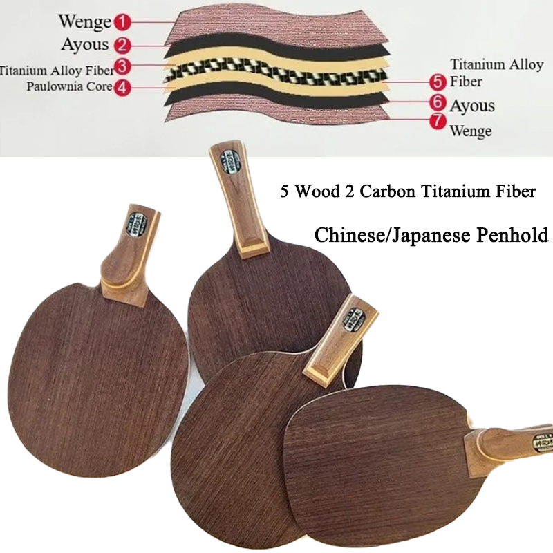 Table Tennis Edge - Table Tennis Blade Chinese/Japanese Penhold 5