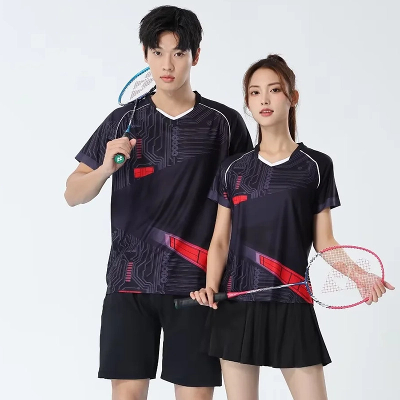 Men Badminton T-shirts Quick D - Table Tennis Training review and price