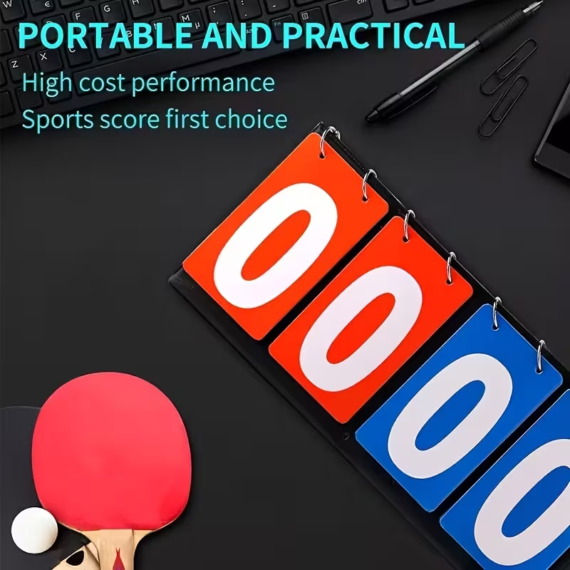 4‑Digit Flip Scoreboard Portab - Table Tennis Scoring review and price