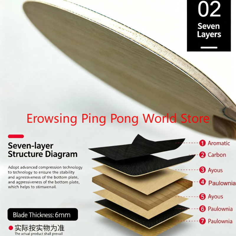 Shenlong Wood ALC Carbon Table - Table Tennis In Chinese review and price