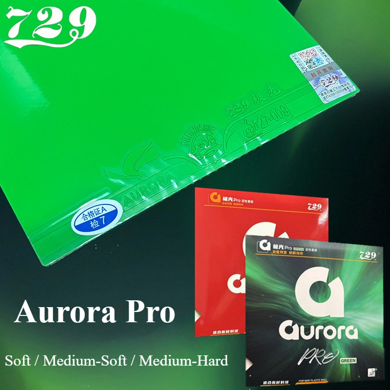729 Friendship Aurora Pro Gree - Table Tennis Xiom Rubber review and price