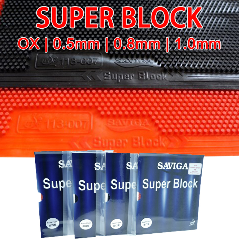 SAVIGA SUPER BLOCK OX Long Pip - Table Tennis Xiom Rubber review and price