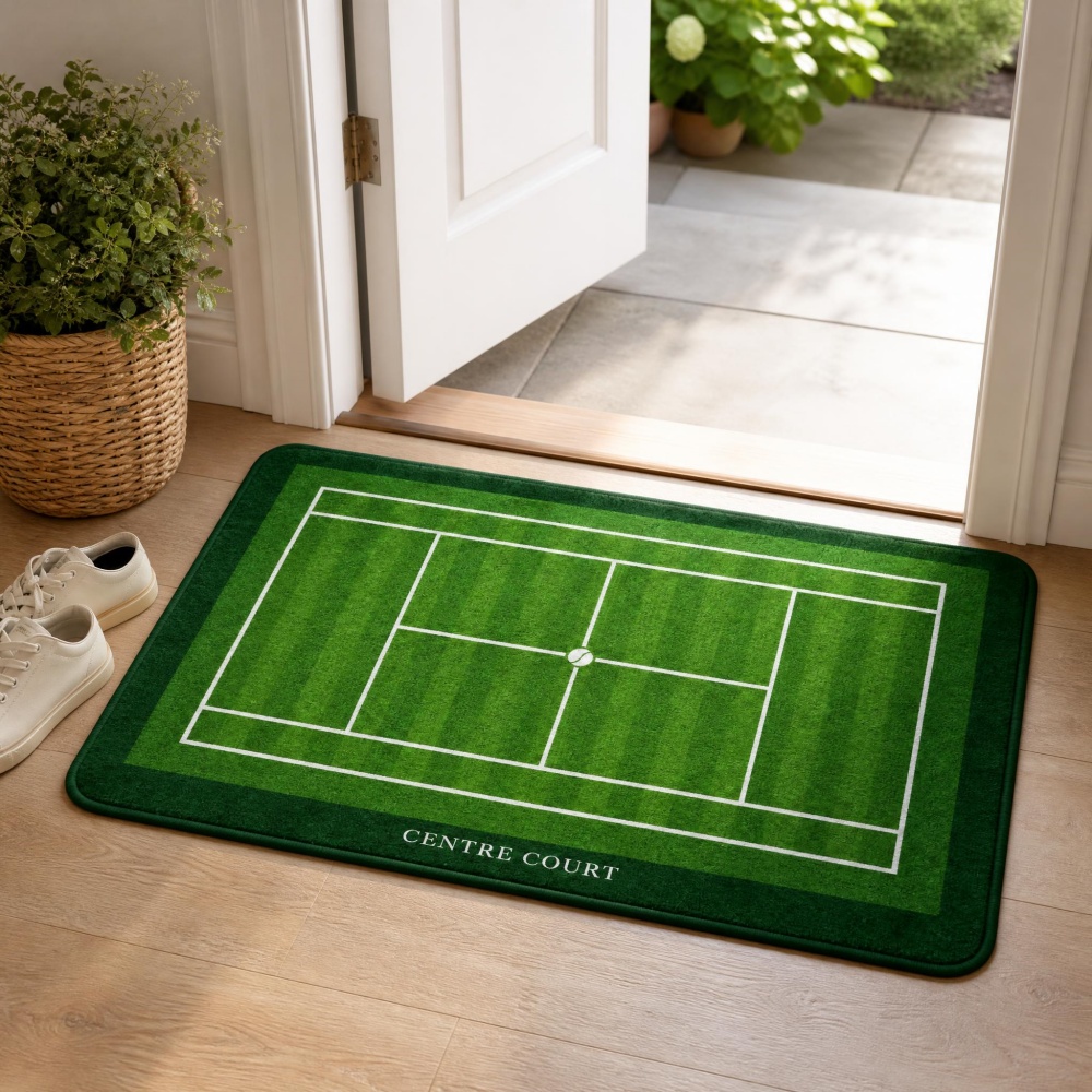 Green Grass Tennis Court Cryst - Table Tennis Footwork review and price