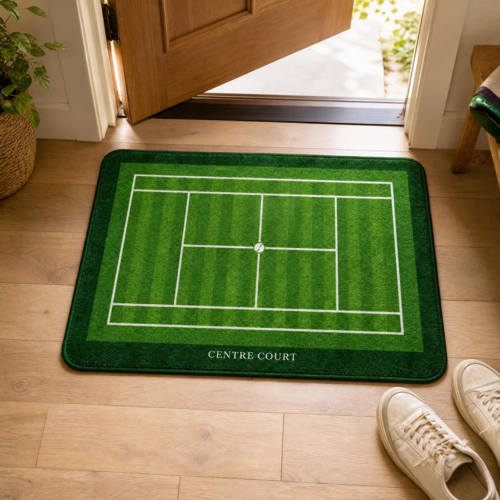 Green Grass Tennis Court Cryst - Table Tennis Footwork review and price