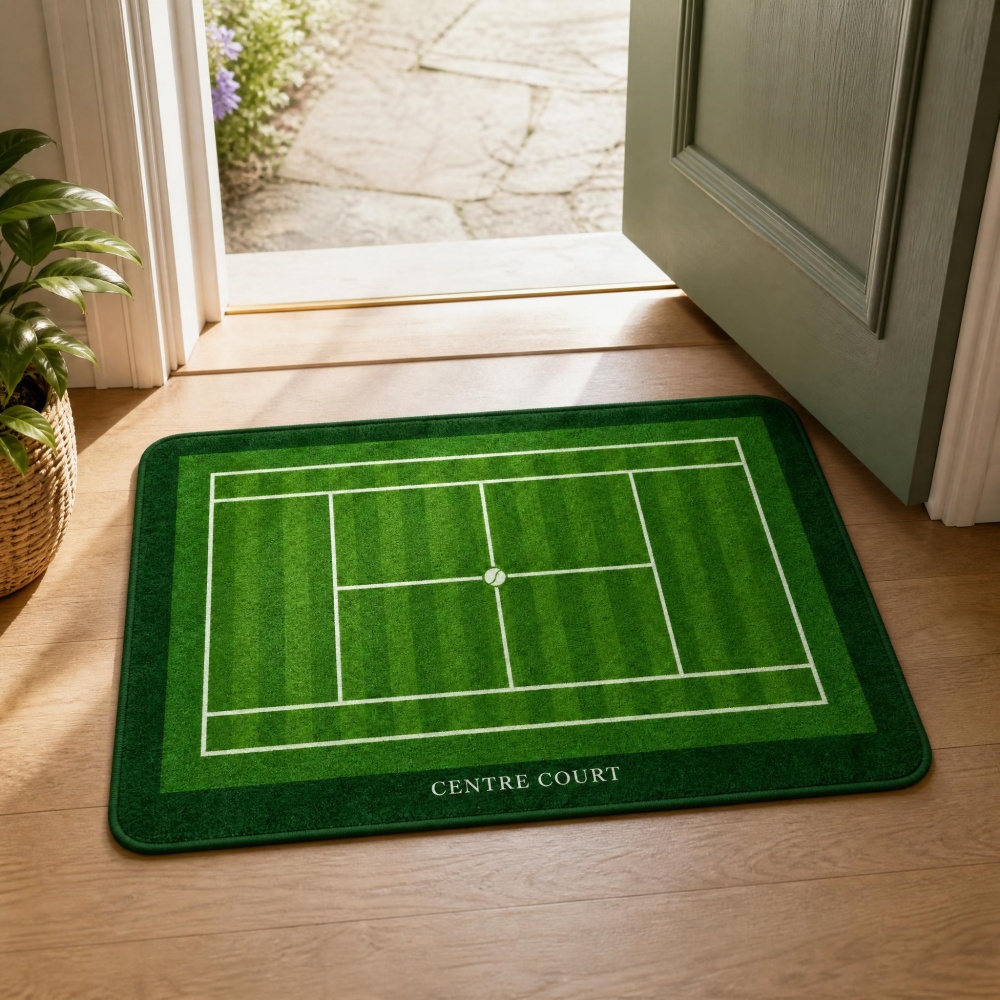 Green Grass Tennis Court Cryst - Table Tennis Footwork review and price